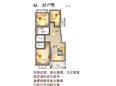 广水滨河休闲街公寓3室2厅2卫0阳台 115㎡