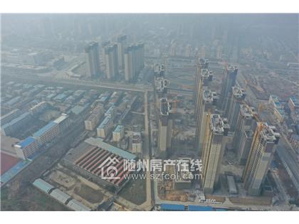 随州吾悦广场2021年2月工程进度