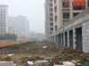 随州锦绣大地2月工程进度 装管道和电梯
