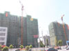 星诚·清河丽景八月工程进度：3#、4#楼已建到第七层