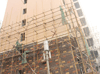 华源盛世最新工程进度 10、12号楼正在拆除防护网(3月5日)