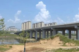 随县烈山湖大桥已陆续施工完毕 预计年底建成通车